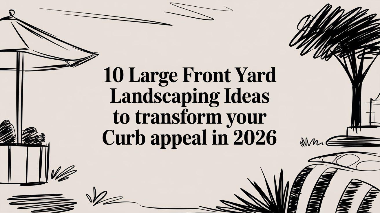 10 Large Front Yard Landscaping Ideas to Transform Your Curb Appeal in 2026
