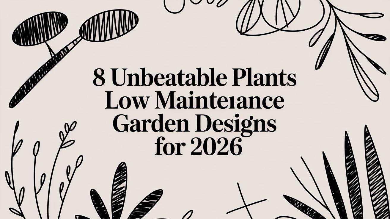 8 Unbeatable Plants Low Maintenance Garden Designs for 2026