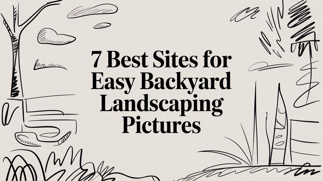 7 Best Sites for Easy Backyard Landscaping Pictures