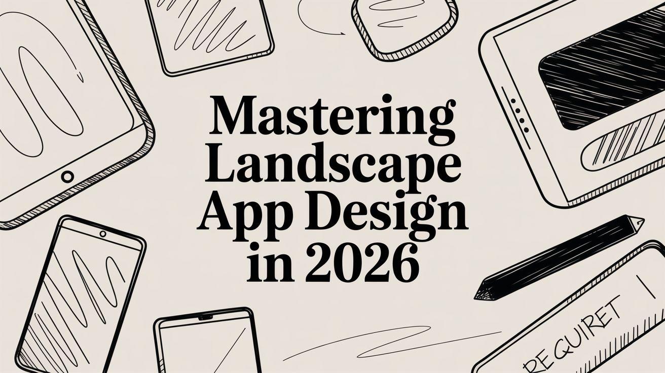 Mastering Landscape App Design in 2026