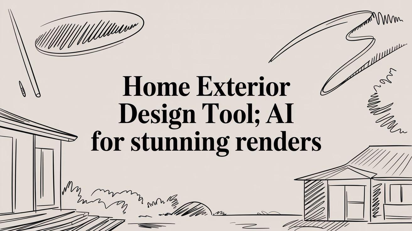 Home Exterior Design Tool: AI for Stunning Renders