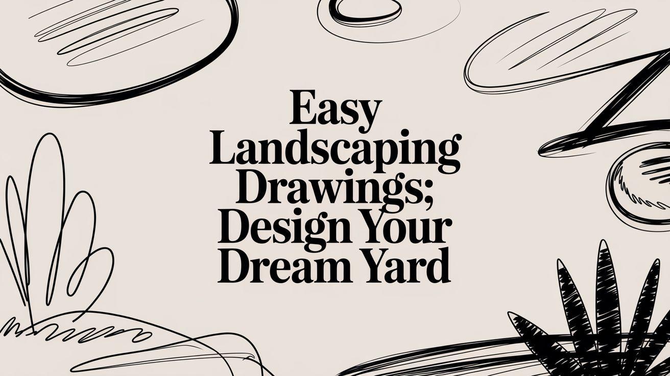 Easy Landscaping Drawings: Design Your Dream Yard