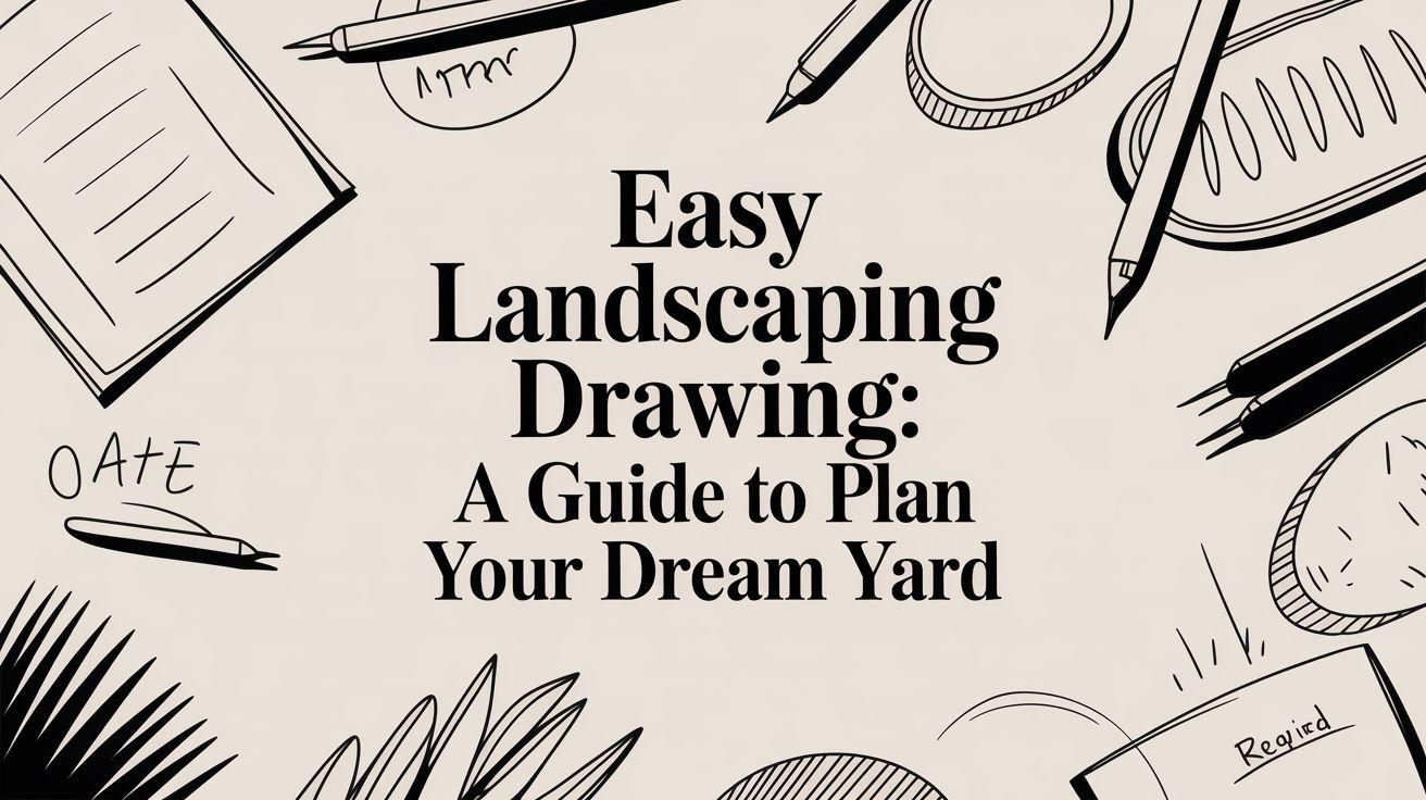 Easy Landscaping Drawing: A Guide to Plan Your Dream Yard