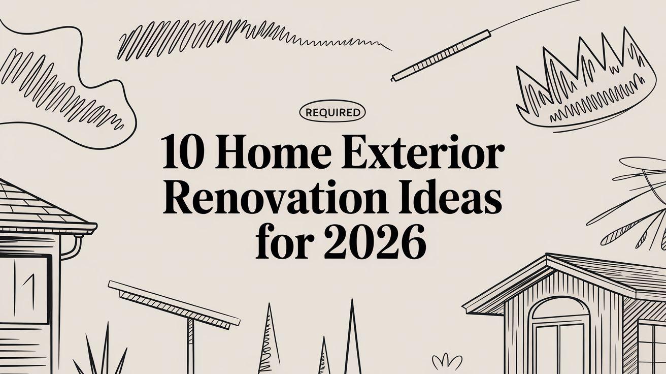 10 Home Exterior Renovation Ideas for 2026