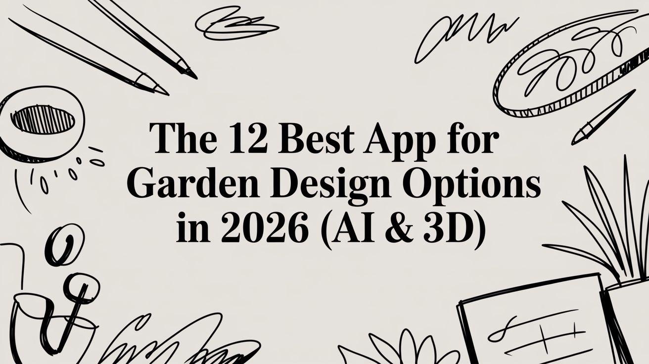 The 12 Best App for Garden Design Options in 2026 (AI & 3D)