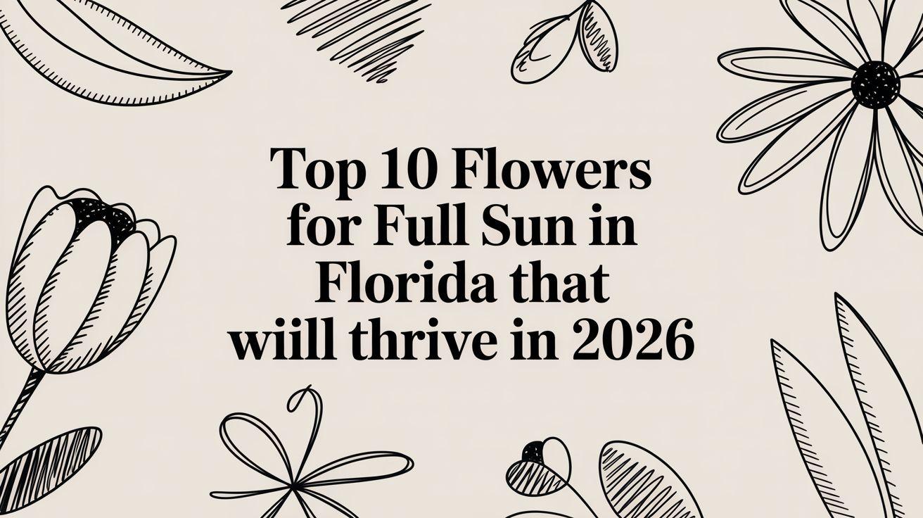 Top 10 Flowers for Full Sun in Florida That Will Thrive in 2026